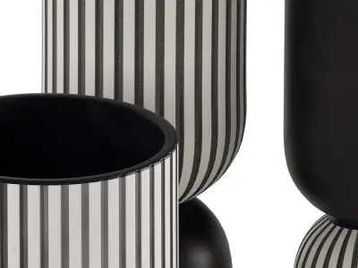 Channeled Vase 3D model