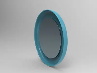 Quse Mirror Low-poly 3D model