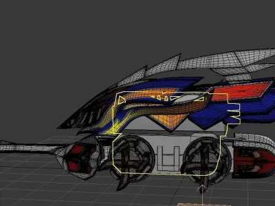 Battle racing 3DMODEL 3D model