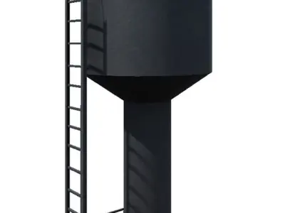 Water Tower 3D model