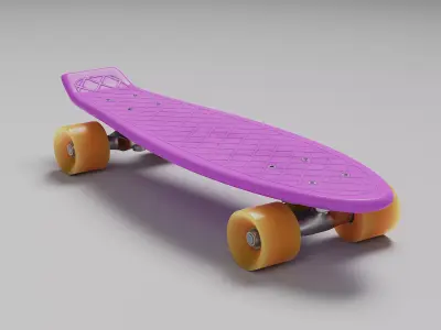 Penny Board Skate Board 3D model