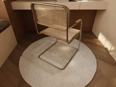 Study Room 3D model 3D model