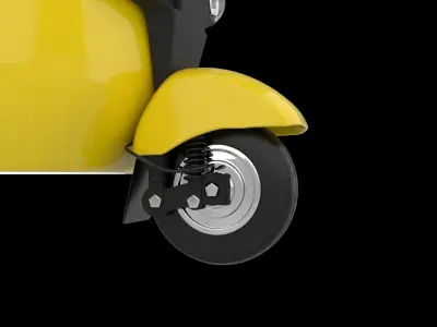 tuk tuk rickshaw 3D model