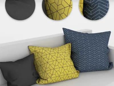 Customisable Pillows 3D model