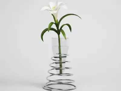 CGAxis models volume 6 FLOWERS 3D model