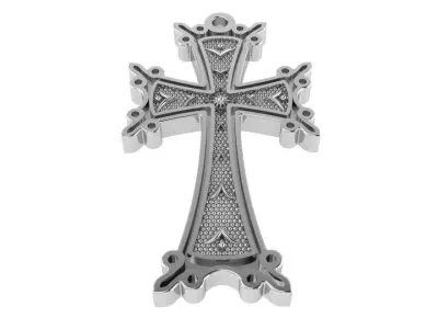 Cross Pendant 1823 3D print model