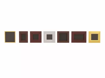 Photo Frames  Low-poly 3D model