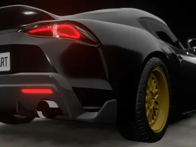 Black supra 3d 3D model