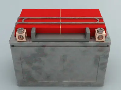 laos Game Battery 3D model