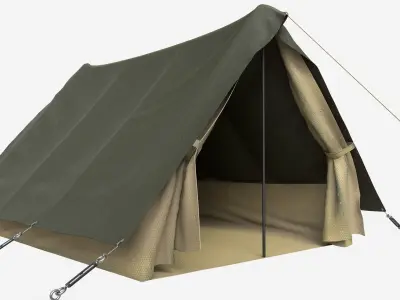 camping tent 3D model
