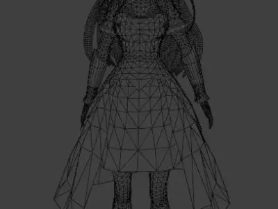 Anime Girl for VrChat 3D model