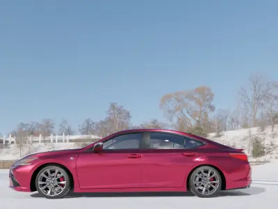 Lexus ES350 F Sport 2021 3D model