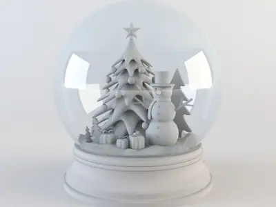 Snow globe 3D model