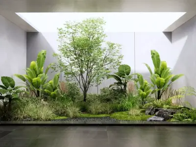  Indoor Plant Landscaping 3D model