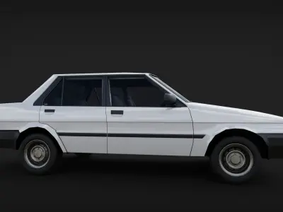 Toyota Corolla MK5  Low-poly 3D model