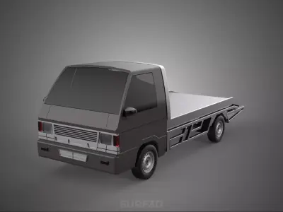 TOW TRUCK FLATBED TOWING TOWTRUCK PICK UP L300 RECOVERY VEHICLE 3D model