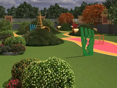 Kindergarten Design Case Free 3D model