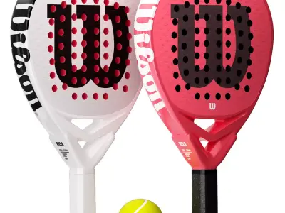 padel racket wilson bela pro  3D model