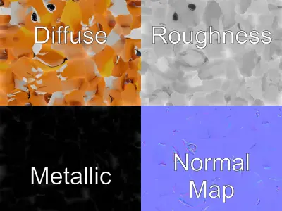 Dynamic Polygonal Hare Sculpture model pack Low-poly 3D model