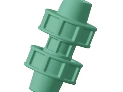 Plastic Exquisite Pipe Fitting Toy 3D model