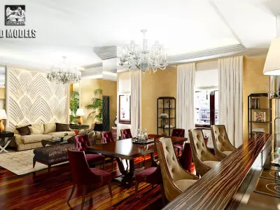 Modern Liveroom 3D model