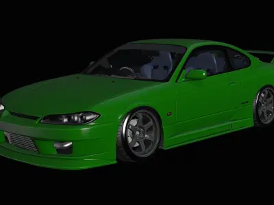 Yasuyuki Kazama 2008 D1GP Rodextyle Kit - GT7 S15 Silvia  3D model