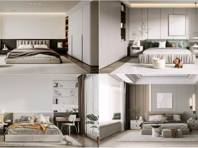 Bedroom Collection 01 For Unreal Engine 3D model
