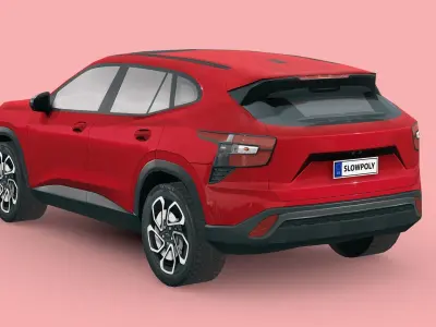 Chevrolet Trax RS 2024 Low-poly 3D model