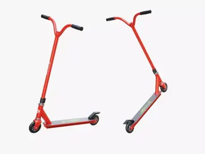 Scooter two scooters 3D model