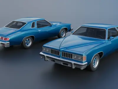 Pontiac LeMans 1977 3D print model