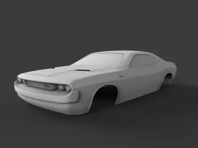 Dodge Challenger car 3D model