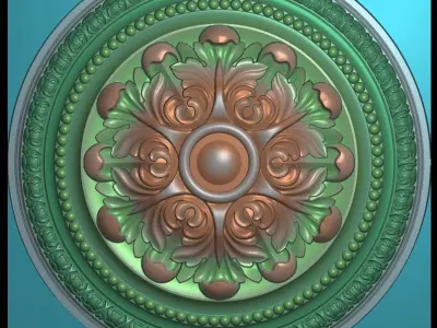 1 set of the most vip classic ceiling 3d 3D print model