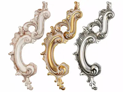 Classic carved 142 3D model