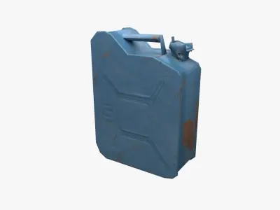 Canister - low poly gas can Low-poly 3D model