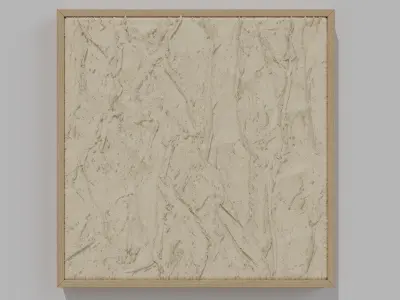 Handcrafted Bas-Relief Wall Art  Model Dream I Inspired Texture 3D model