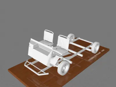 CITROEN HY PICKUP 1948 3D print model