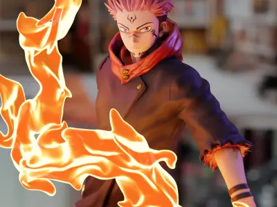 Sukuna Fire Arrow - Jujutsu Kaisen 3D print model