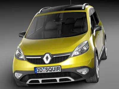 Renault Scenic Xmod 2014 3D model