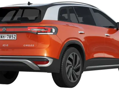 Volkswagen ID6 CROZZ 2022 3D model