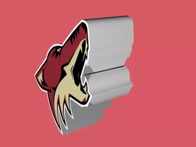 Arizona Coyotes Team Logo 3D model