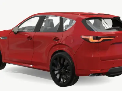 Mazda CX-60 2022 Low-poly 3D model