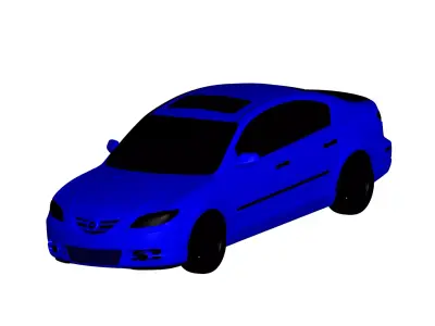 Mazda 3 car 3D model