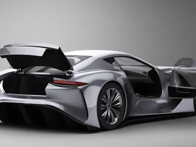 Generic Future EV Sportcoupe 3D model