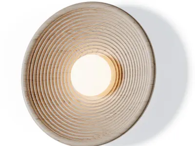 Circle Wall Lamp 3D model