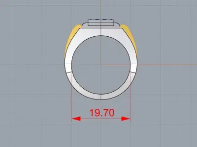  man ring 3D print model