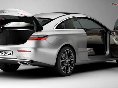 Mercedes E Class Coupe 2017 3D model