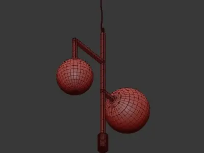Orsjo Decostick Pendant Light 3D model
