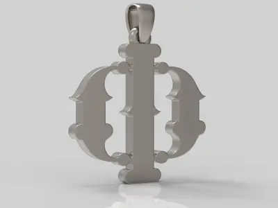 Decorative Letter Ph 3D print model