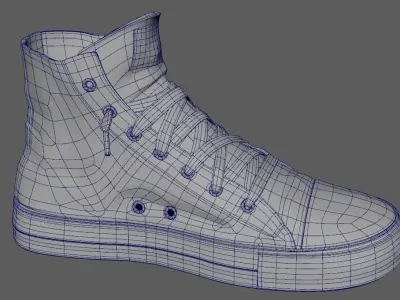 shoe sneaker 3D model