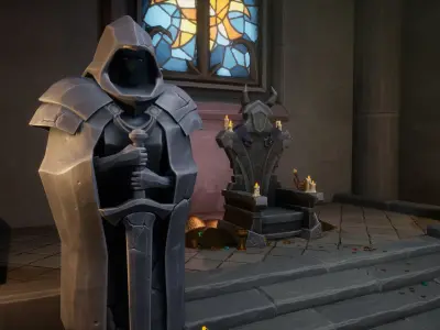 Stylized Dungeons - 3D Low Poly Pack for Unity and Unreal Engine Low-poly 3D model